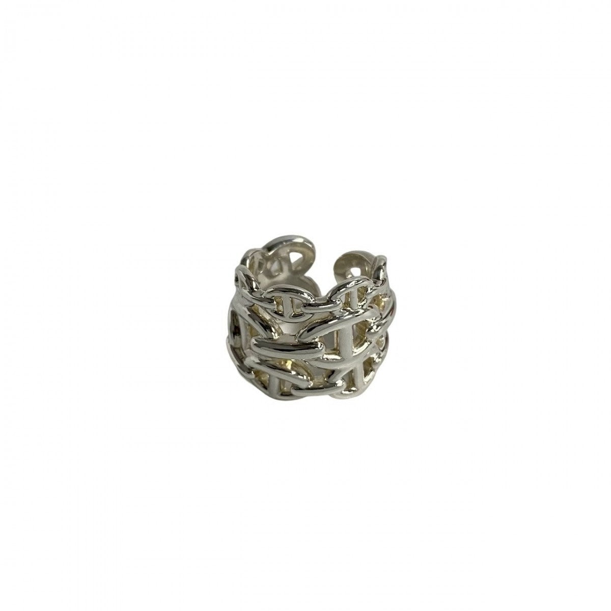 HERMES Ring H109506B Silver925 Silver Anchane Ring GM 53
