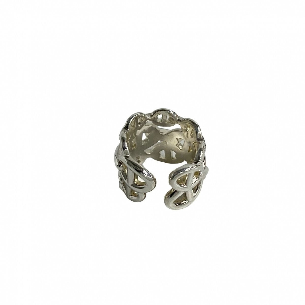 HERMES Ring H109506B Silver925 Silver Anchane Ring GM 53