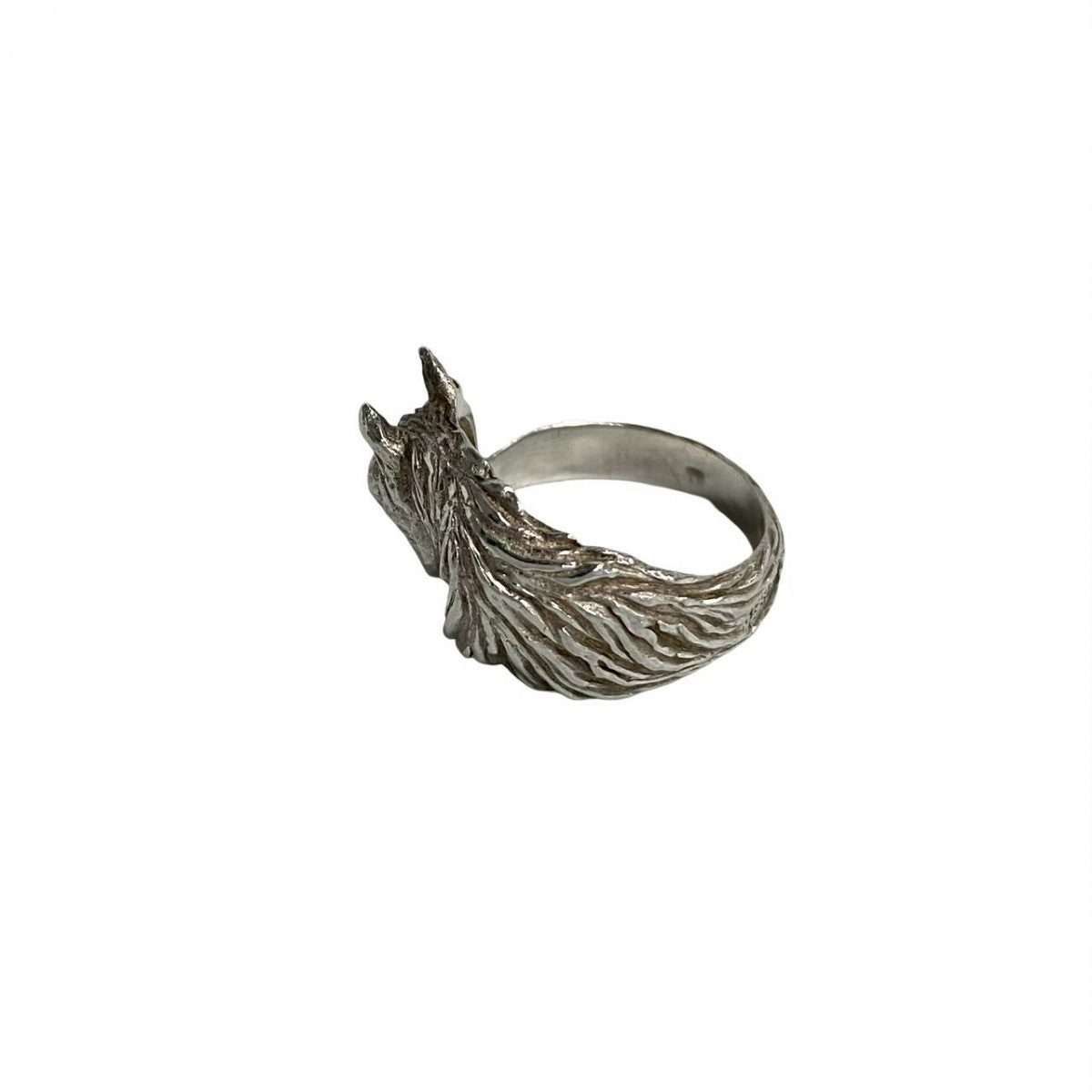 HERMES Ring Silver925 Silver Cheval Horse Ring
