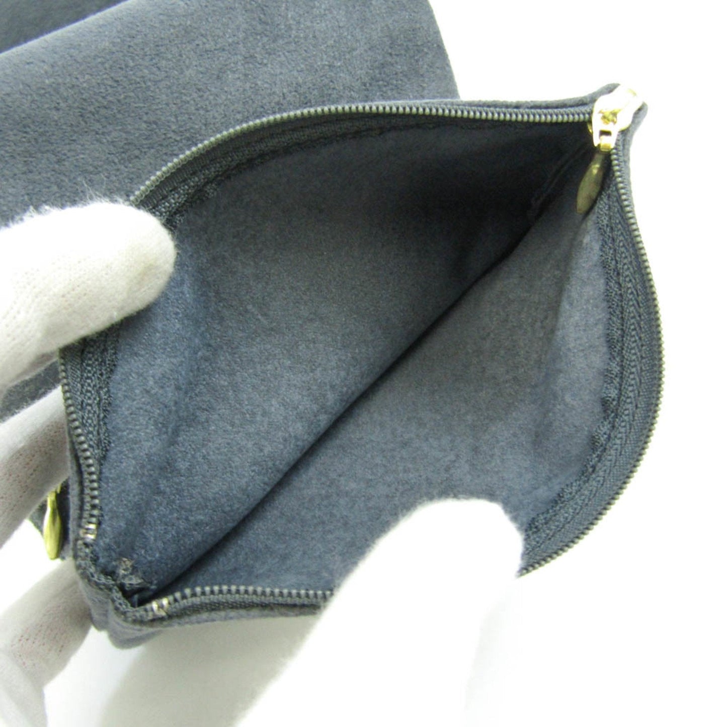 Louis Vuitton Black Leather Monte Carlo clutch bag