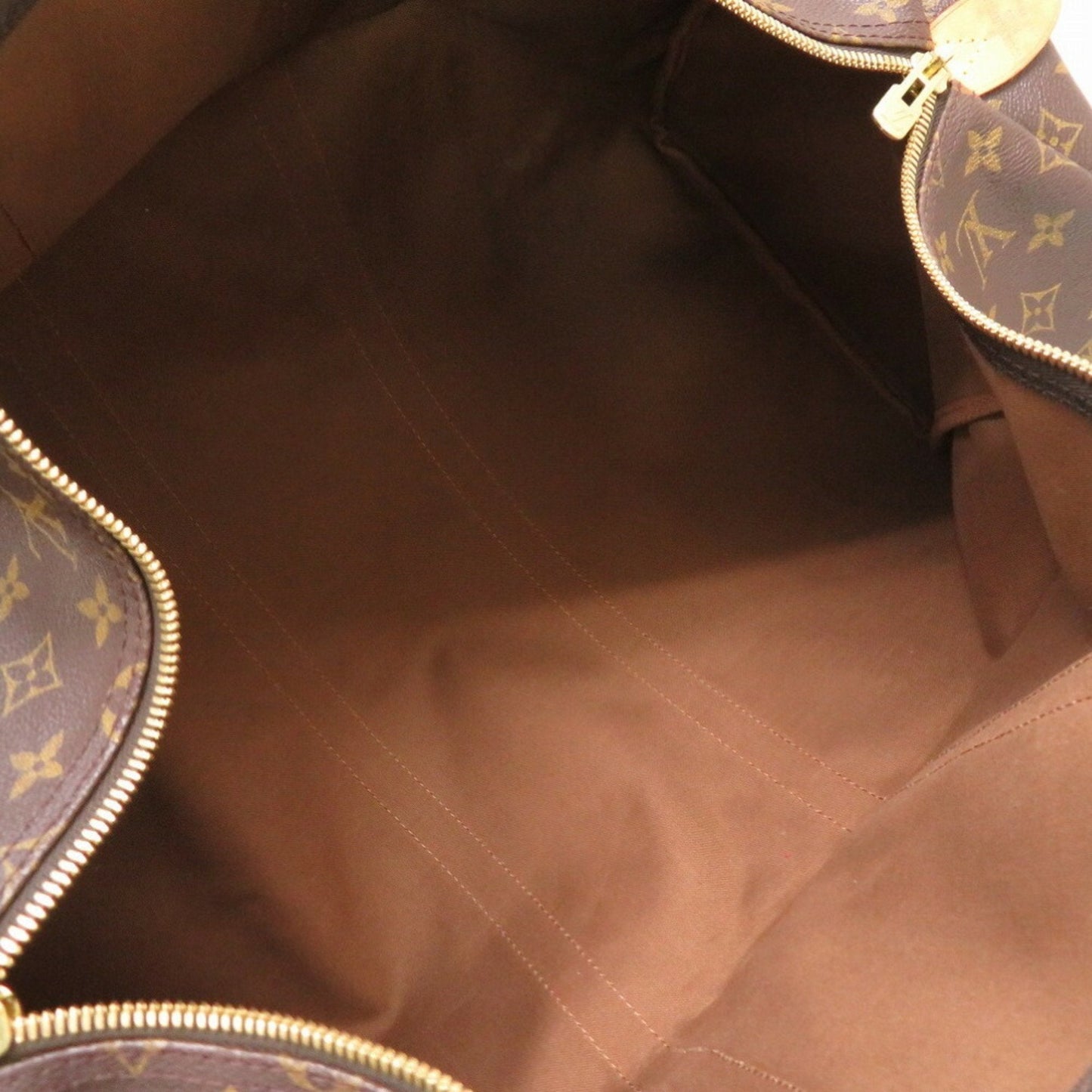 Louis Vuitton Brown Canvas Keepall 55 travel bag