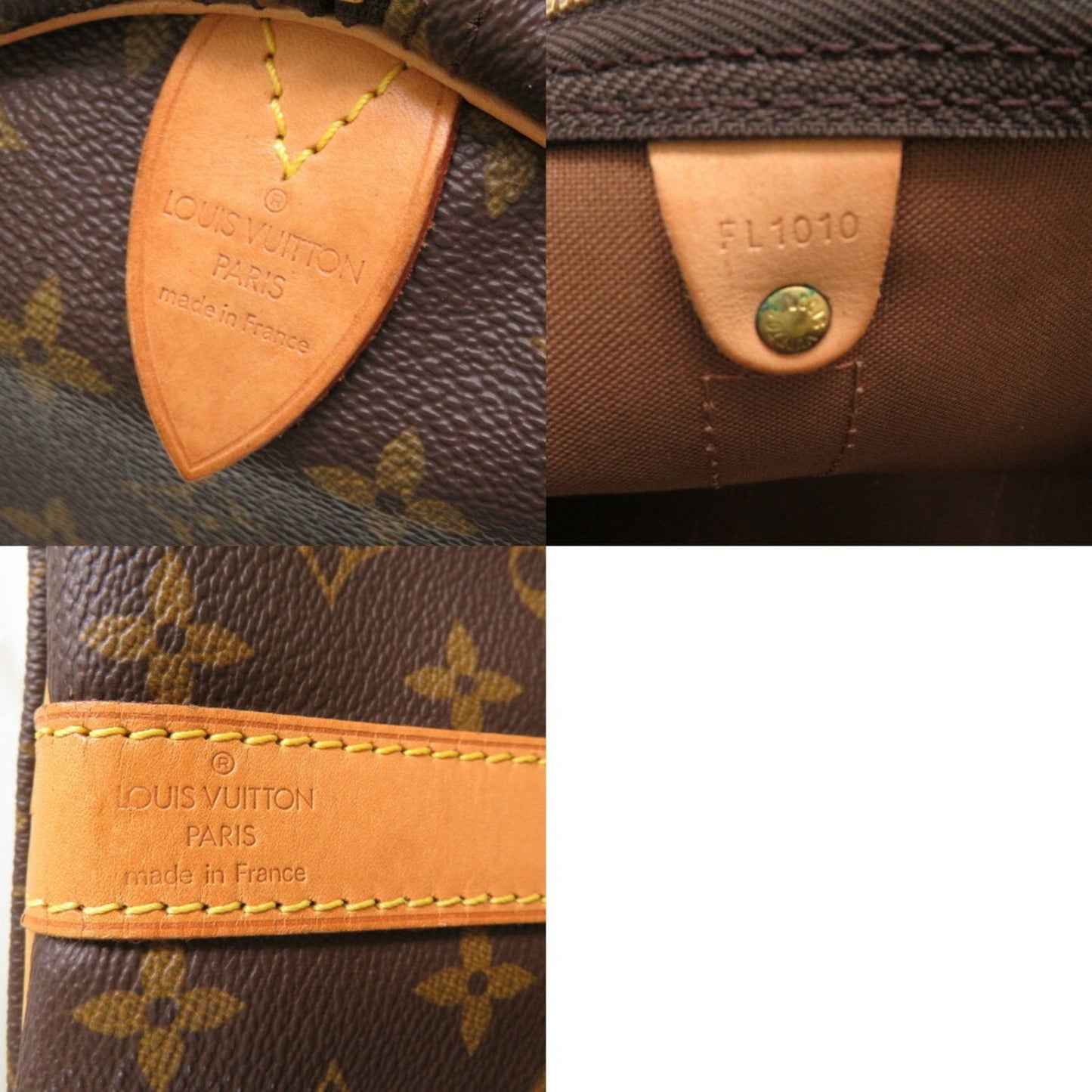 Louis Vuitton Brown Canvas Keepall 55 travel bag