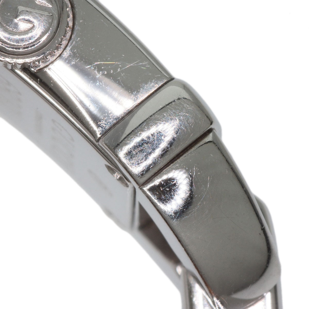 GUCCI Watches Quartz 6800L Stainless Steel Silver Bamboo black dial
