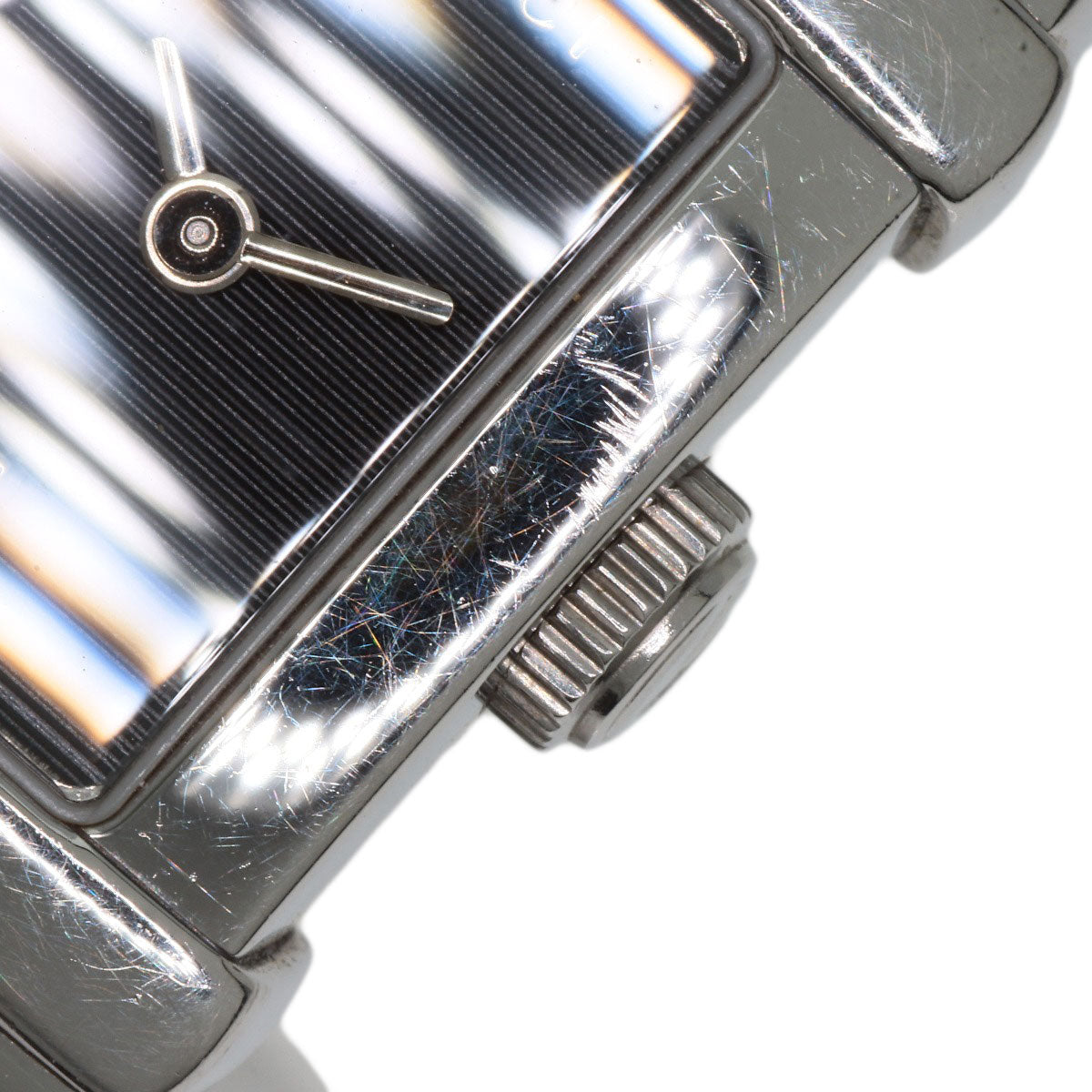 GUCCI Watches Quartz 6800L Stainless Steel Silver Bamboo black dial