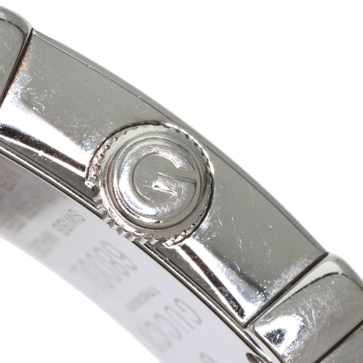 GUCCI Watches Quartz 6800L Stainless Steel Silver Bamboo black dial