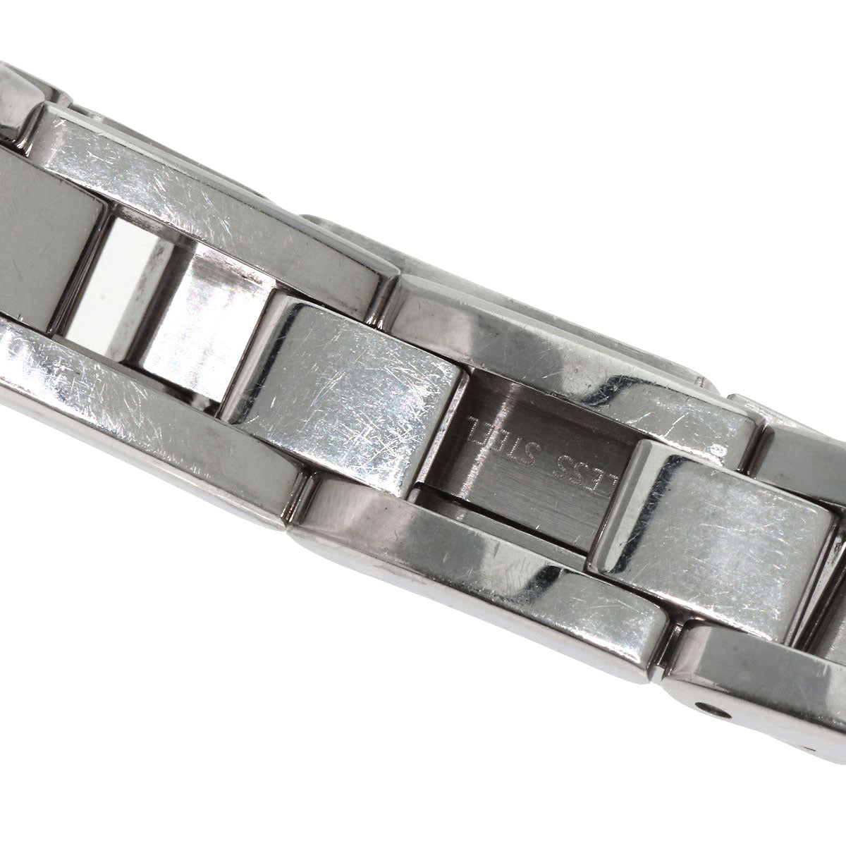 GUCCI Watches Quartz 110 Stainless Steel Silver Square Face 3P Diamond black dial