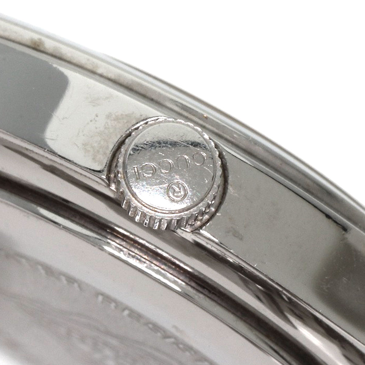 GUCCI Watches Quartz 5500L Stainless Steel Silver 11P Diamond black dial