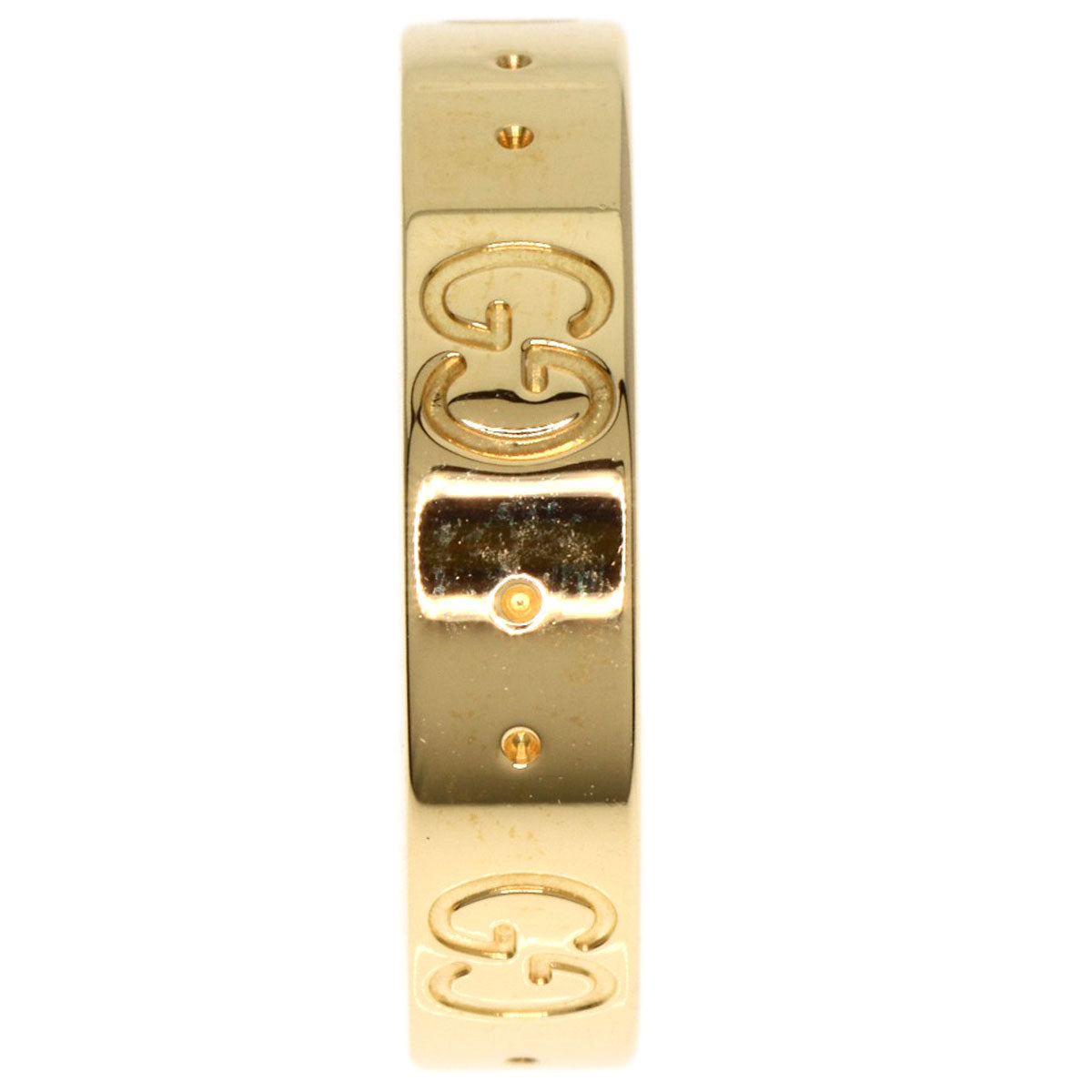 GUCCI Ring 18K Yellow Gold gold Icon # 9 Women Used