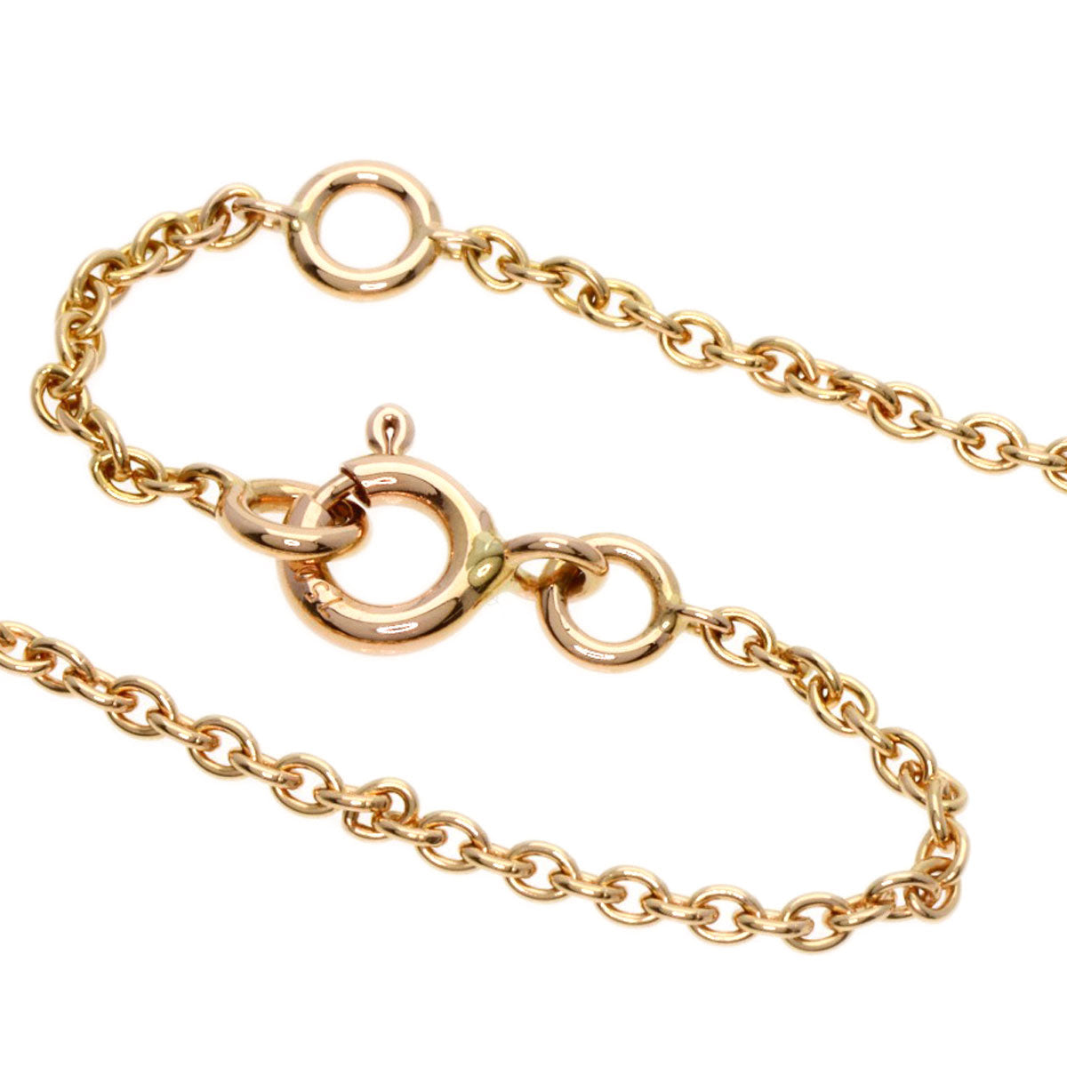 HERMES Necklace 18K Pink Gold gold Amulet Constance