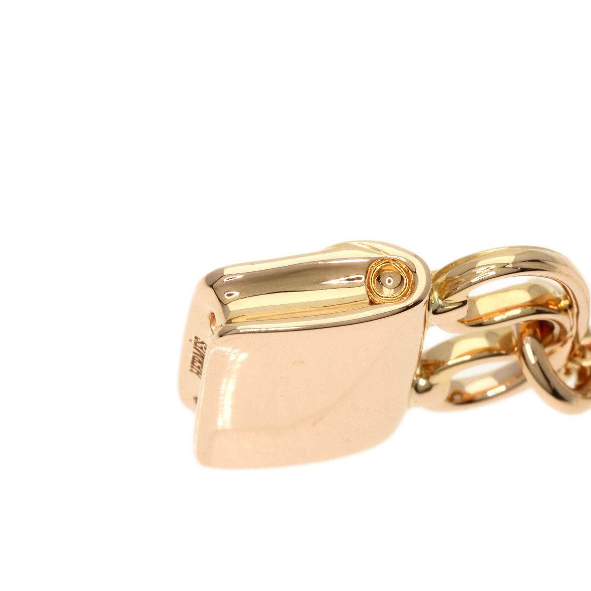 HERMES Necklace 18K Pink Gold gold Amulet Constance