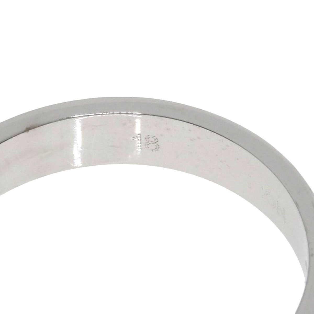 GUCCI Ring K18WG Silver Icon # 18 Women Used