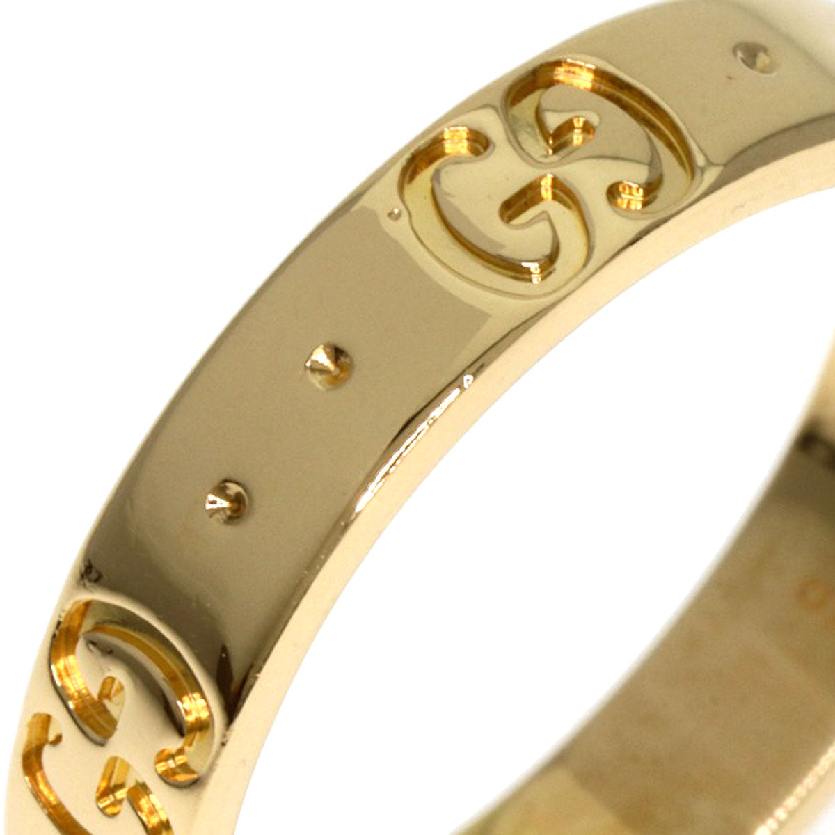 GUCCI Ring 18K Yellow Gold gold Icon # 10 Women Used
