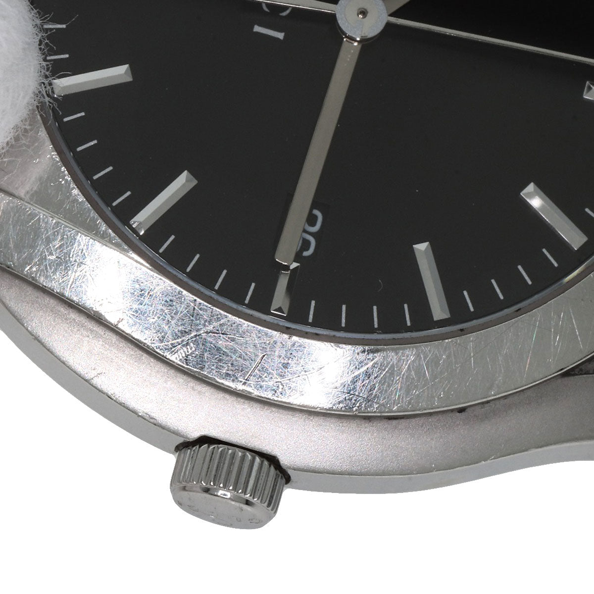 GUCCI Watches Quartz 5500XL Stainless Steel Silver Round face black dial