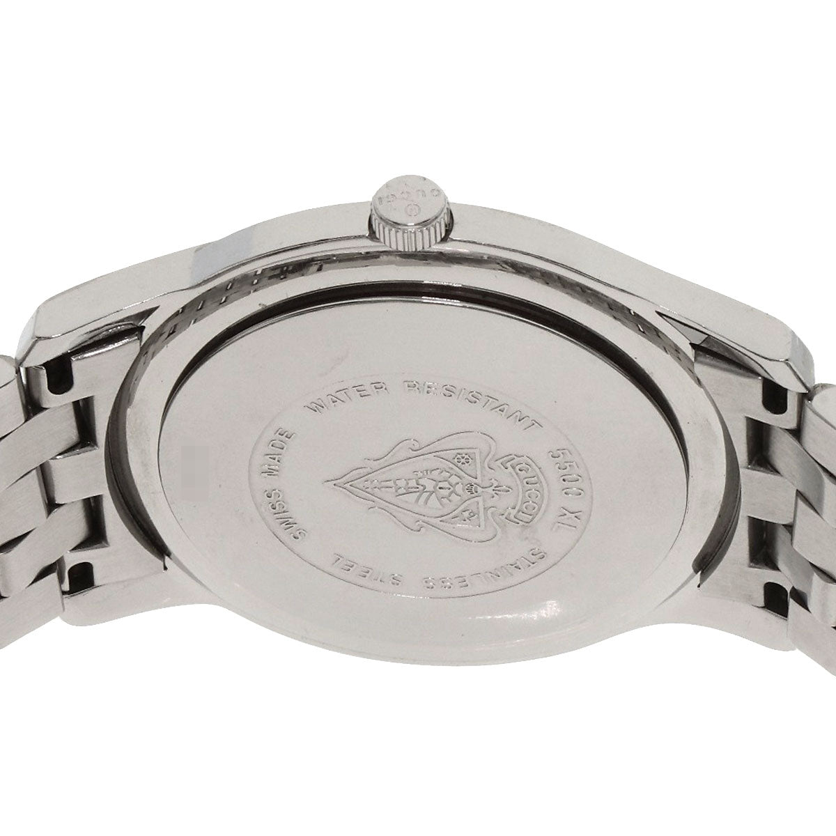 GUCCI Watches Quartz 5500XL Stainless Steel Silver Round face black dial