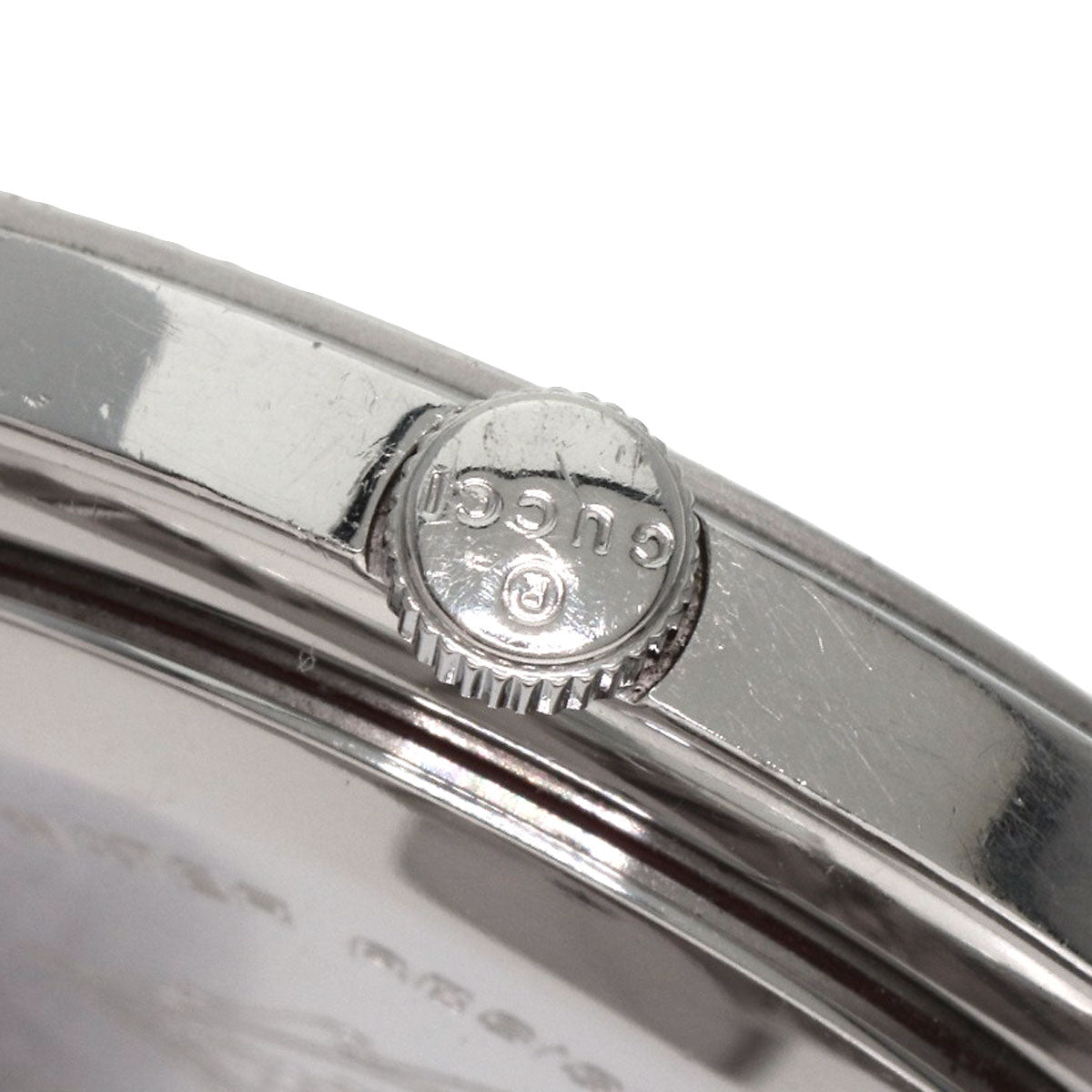 GUCCI Watches Quartz 5500XL Stainless Steel Silver Round face black dial