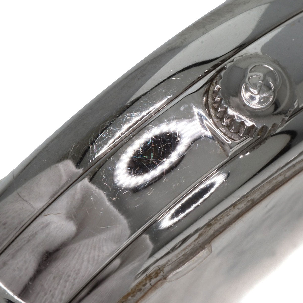 GUCCI Watches Quartz 1400L Stainless Steel Silver Round face black dial