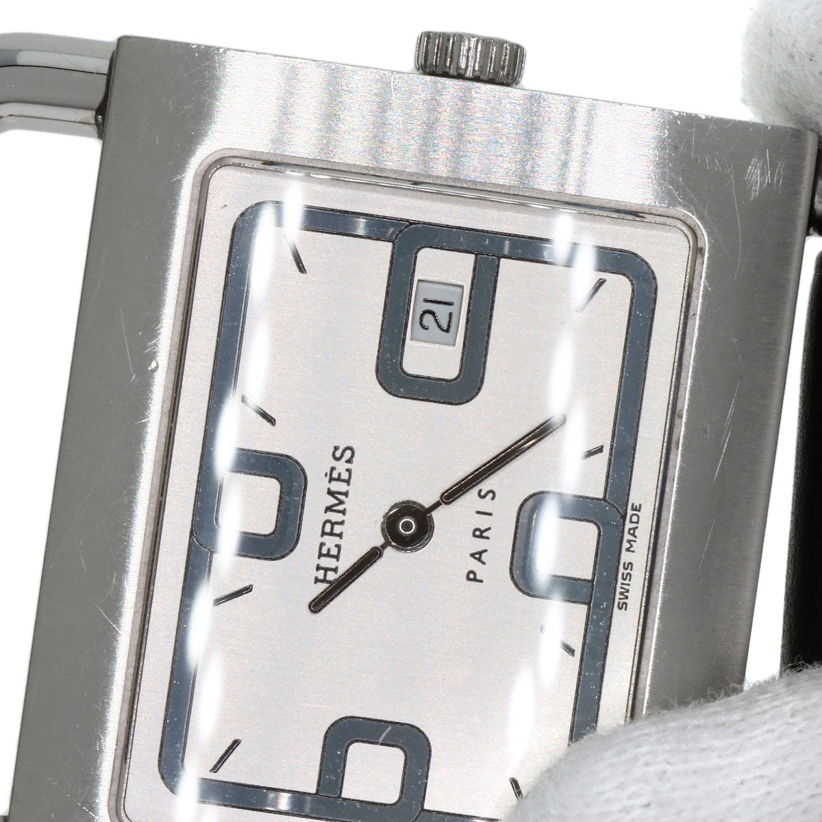 HERMES Watches Quartz BA1.510 Stainless Steel Silver Valenia Silver dial