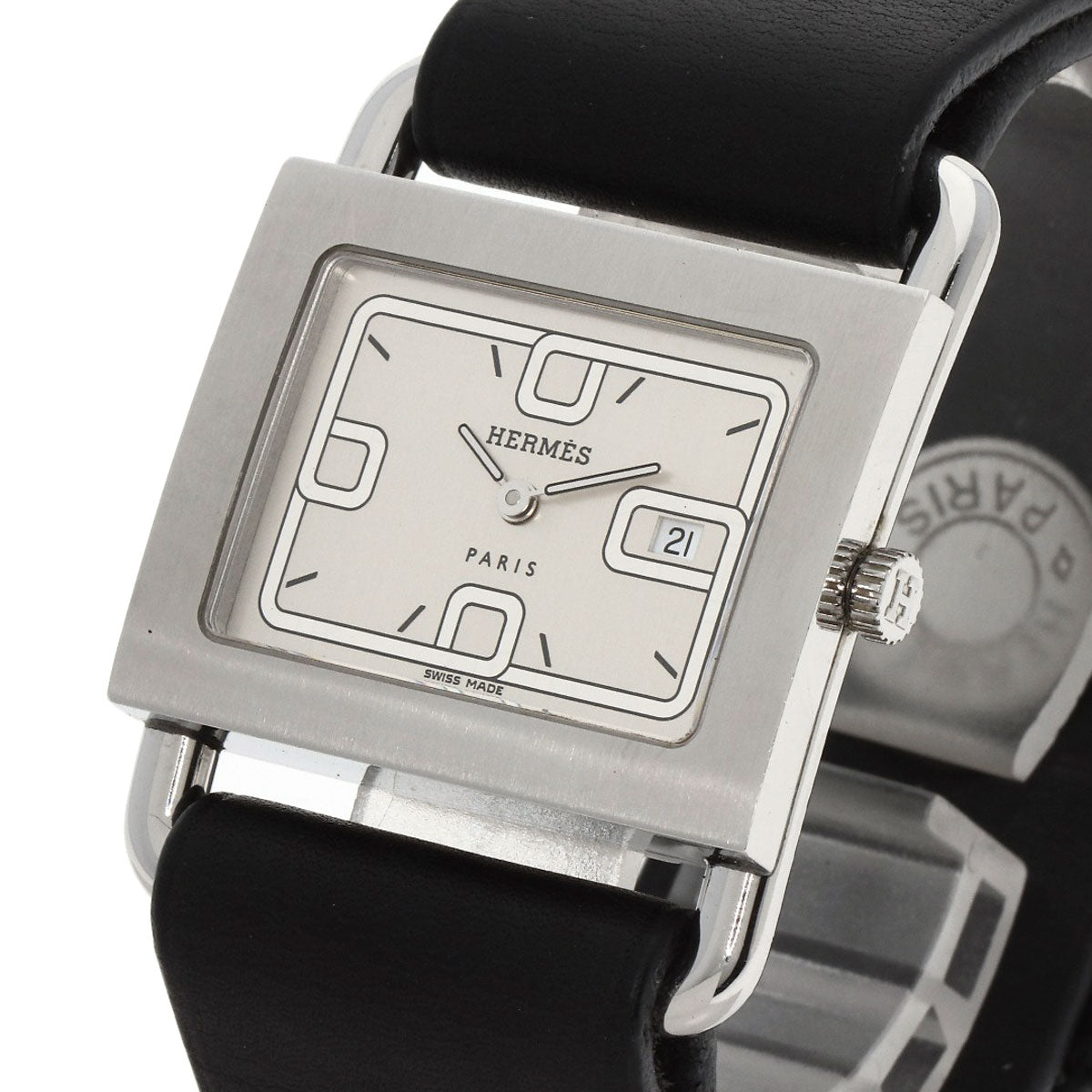 HERMES Watches Quartz BA1.510 Stainless Steel Silver Valenia Silver dial