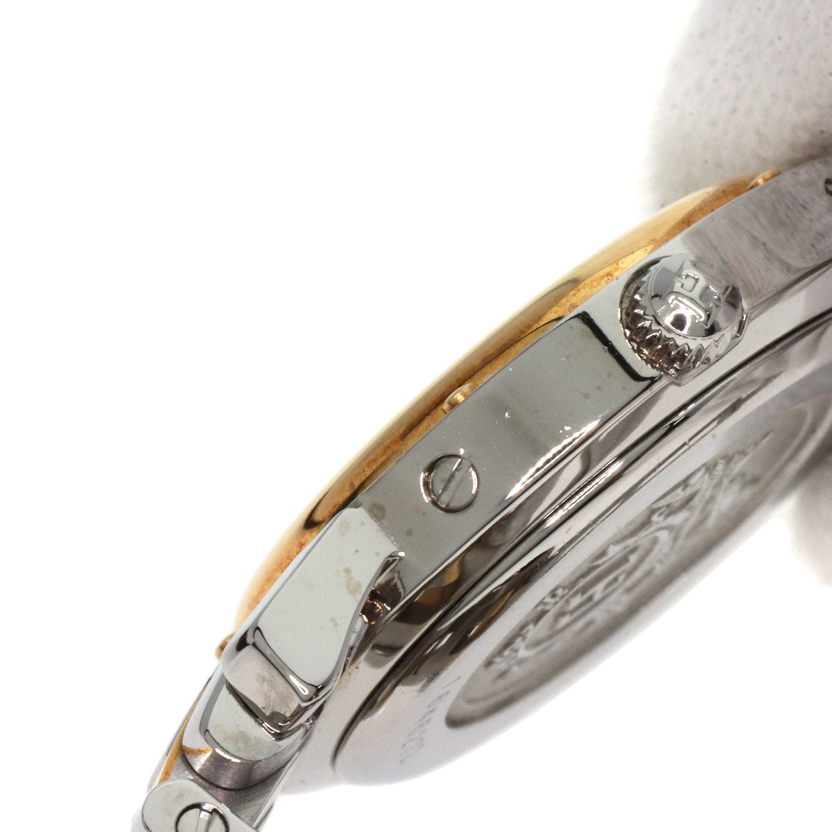 HERMES Watches Quartz CL4.220 Stainless Steel gold Clipper Ivory dial