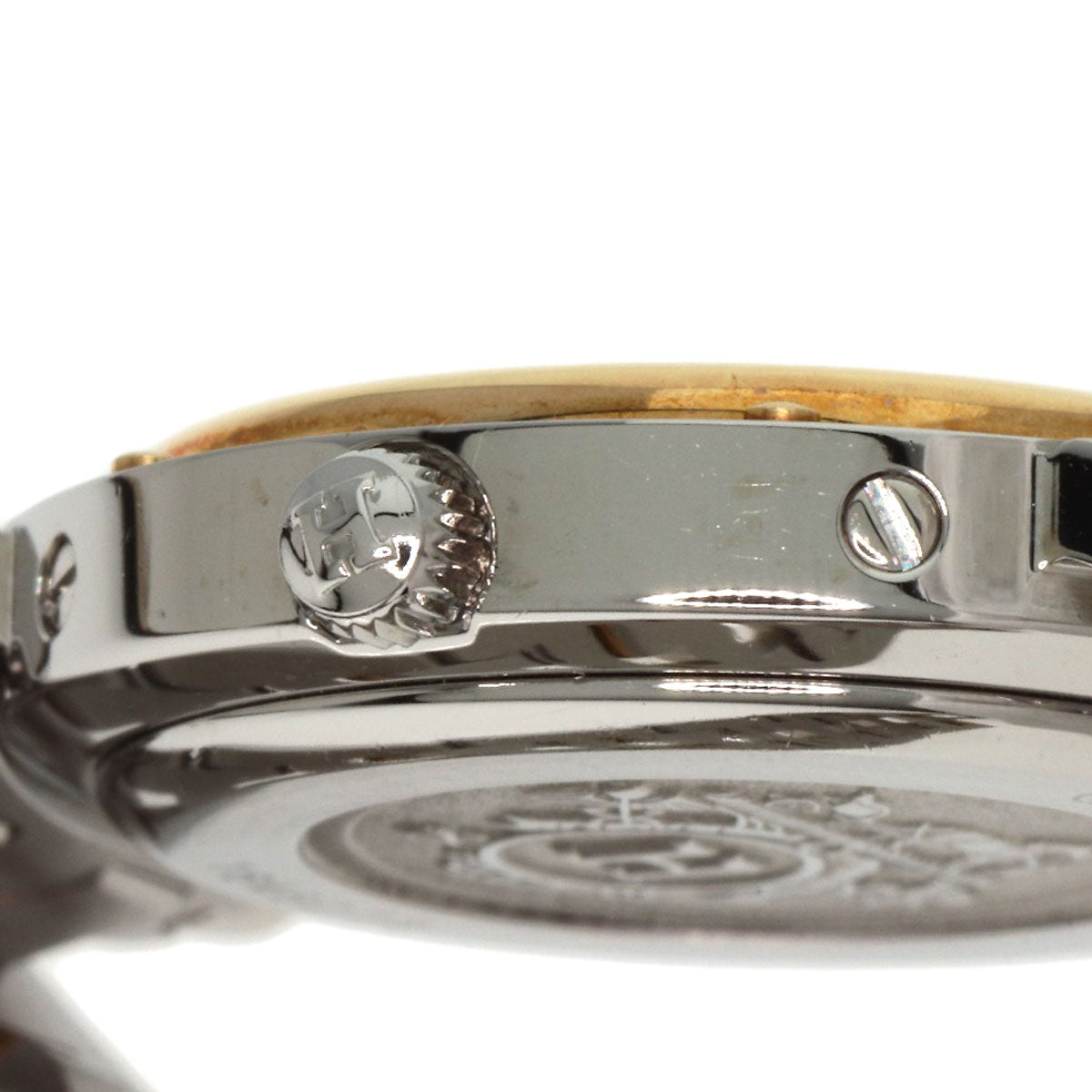 HERMES Watches Quartz CL4.220 Stainless Steel gold Clipper Ivory dial