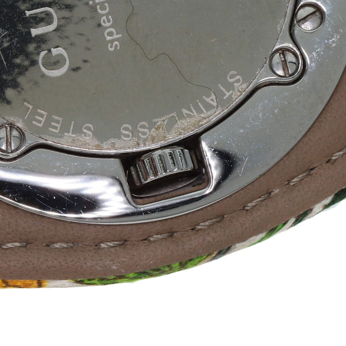 GUCCI Watches Quartz YA104 Stainless Steel Silver Bandeau Flora Silver dial