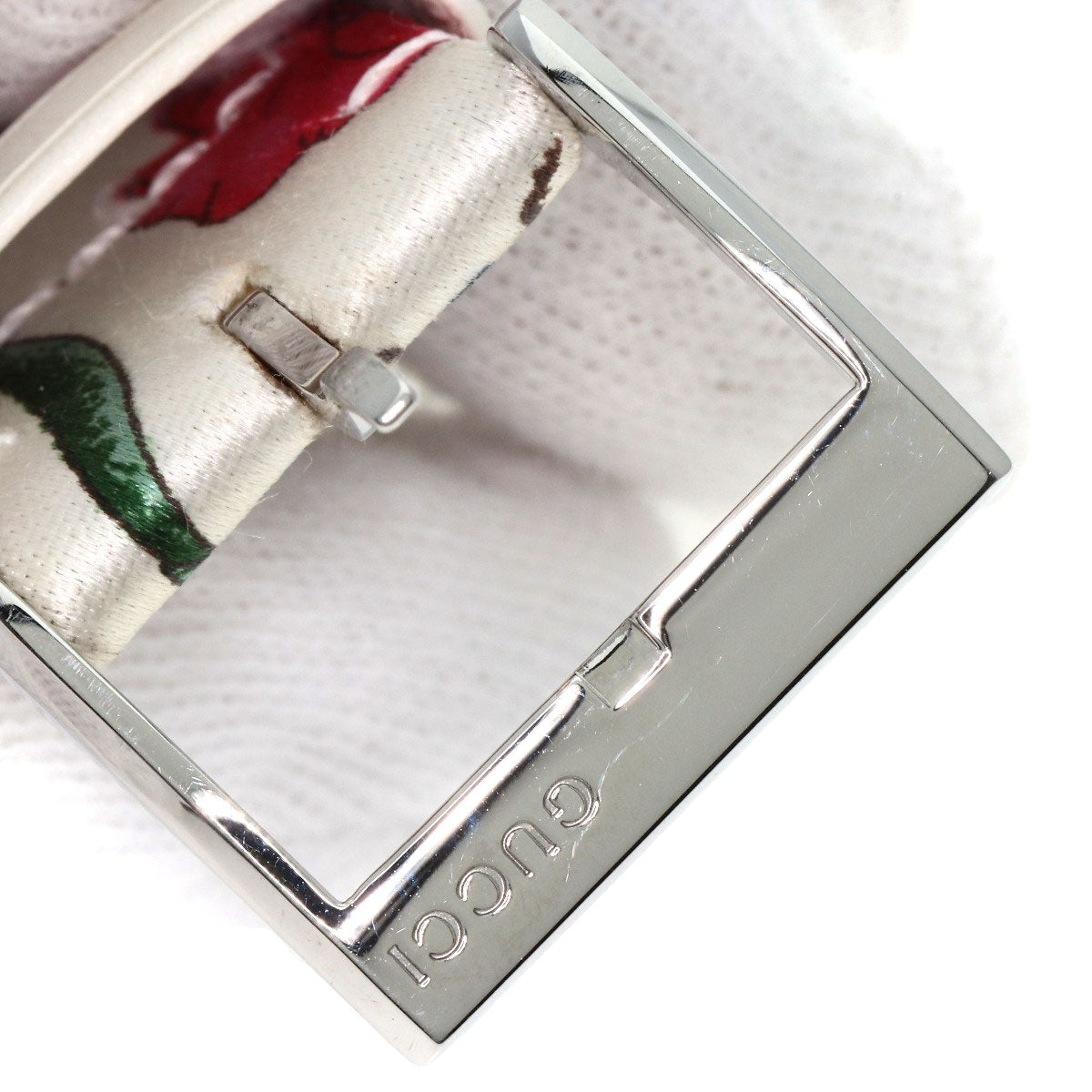 GUCCI Watches Quartz YA104 Stainless Steel Silver Bandeau Flora Silver dial