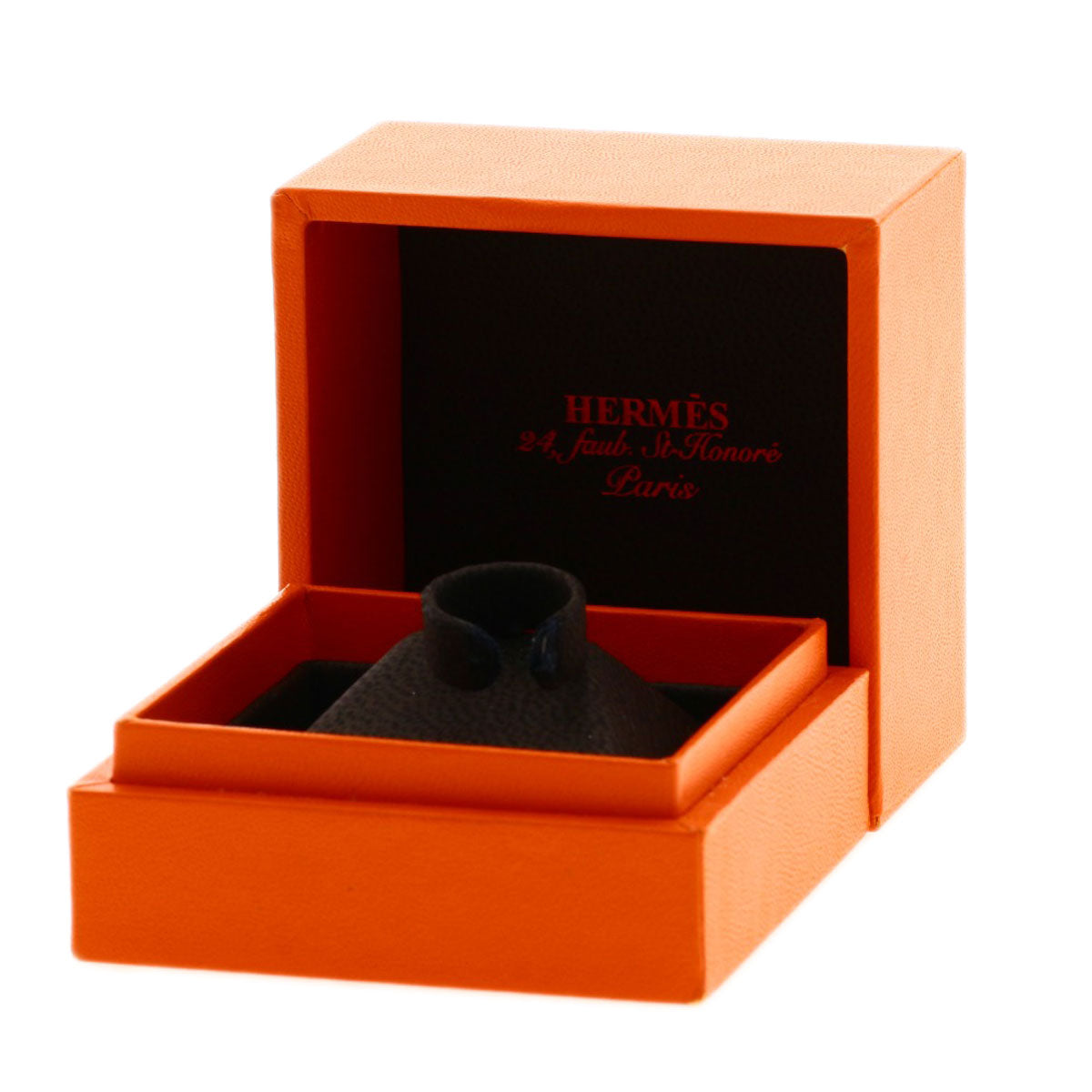 HERMES Ring 18K Pink Gold gold Chaine d'Ancre Contour MM Diamond #52