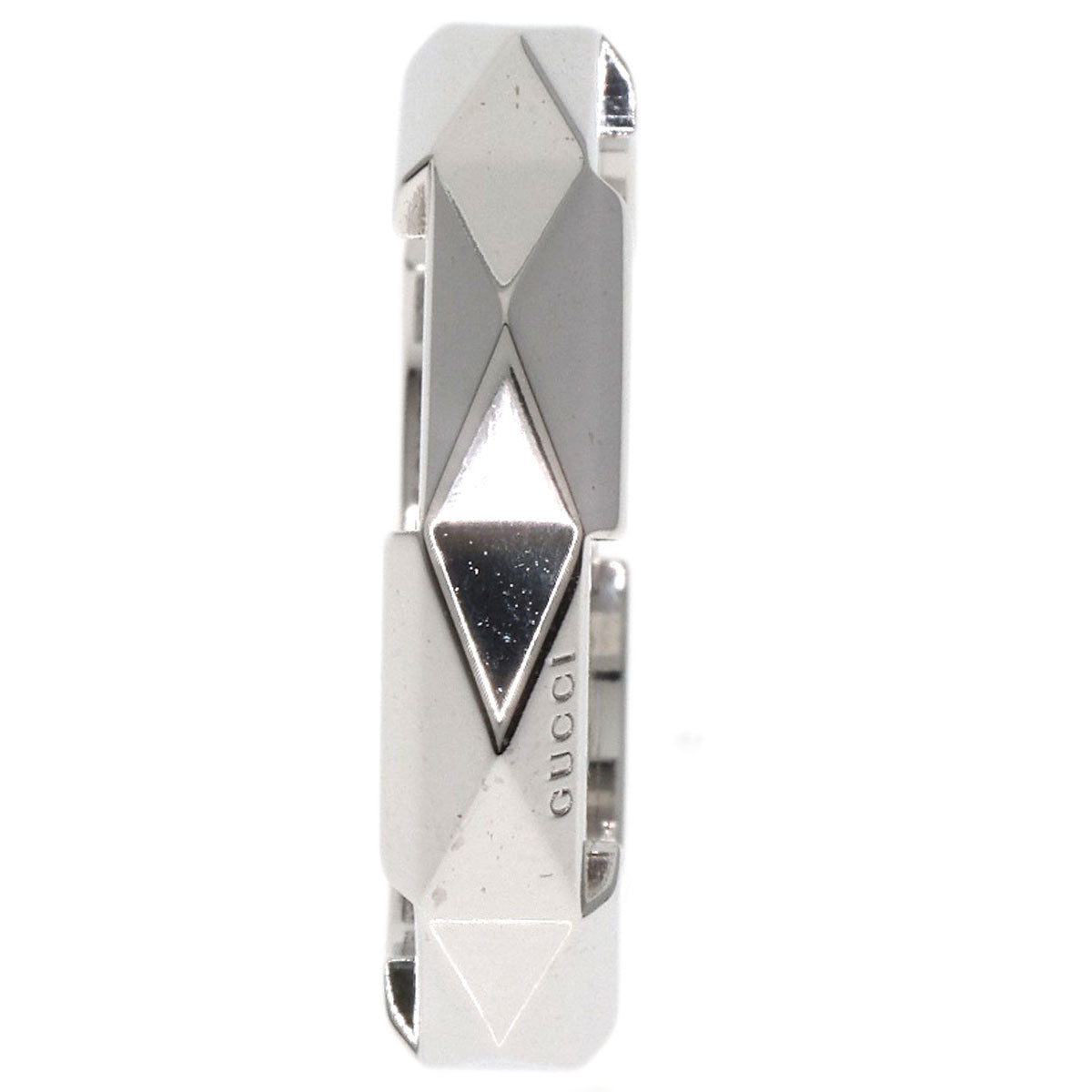 GUCCI Ring K18WG Silver Link to Love Studs #14 Women Used