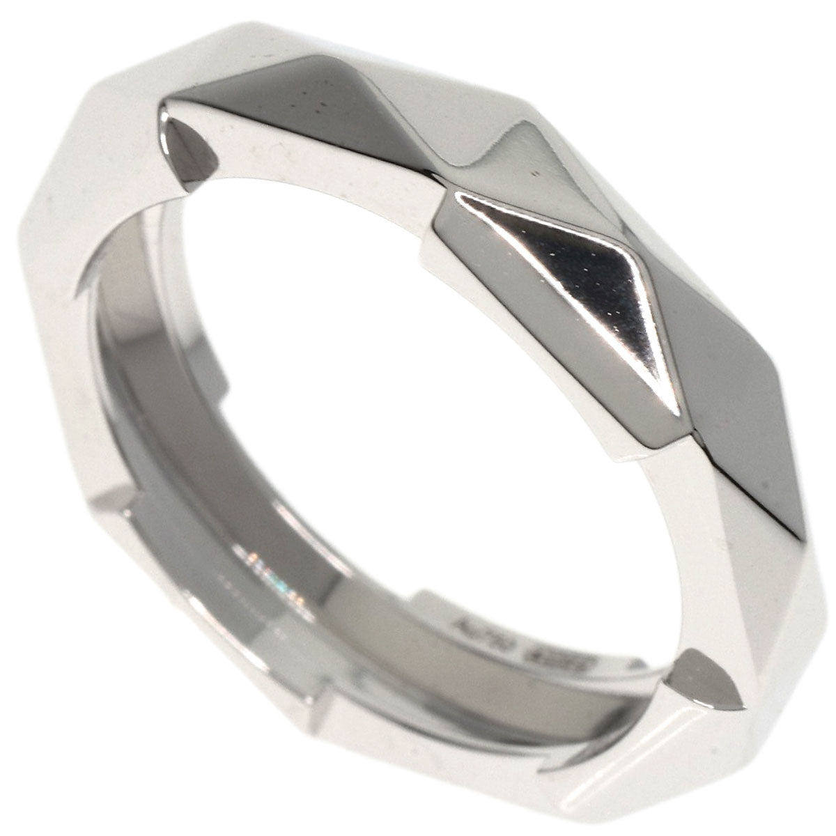 GUCCI Ring K18WG Silver Link to Love Studs #14 Women Used