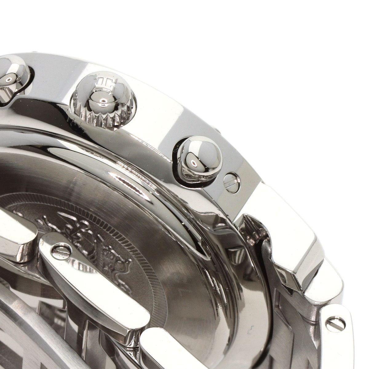 HERMES Watches Quartz CL1.310 Stainless Steel Silver Clipper Chronograph White shell dial