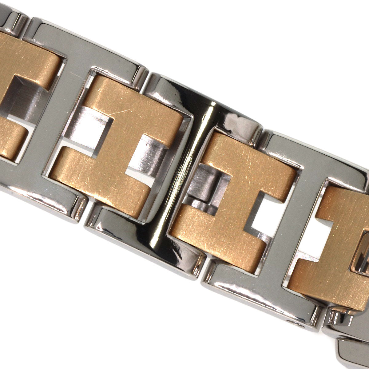HERMES Watches Quartz CL4.220 Stainless Steel gold Clipper black dial
