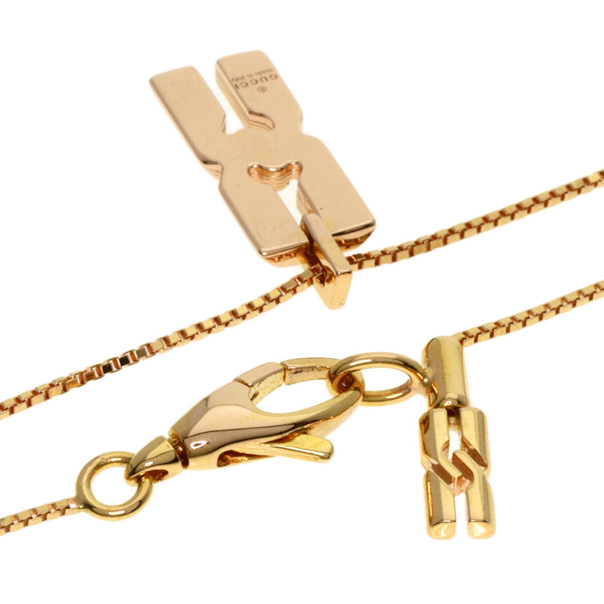 GUCCI Necklace 18K Pink Gold gold Infinity