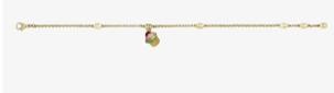 Gucci Interlocking G Cupcake Charm Bracelet