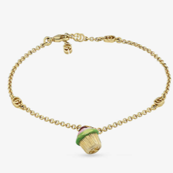 Gucci Interlocking G Cupcake Charm Bracelet