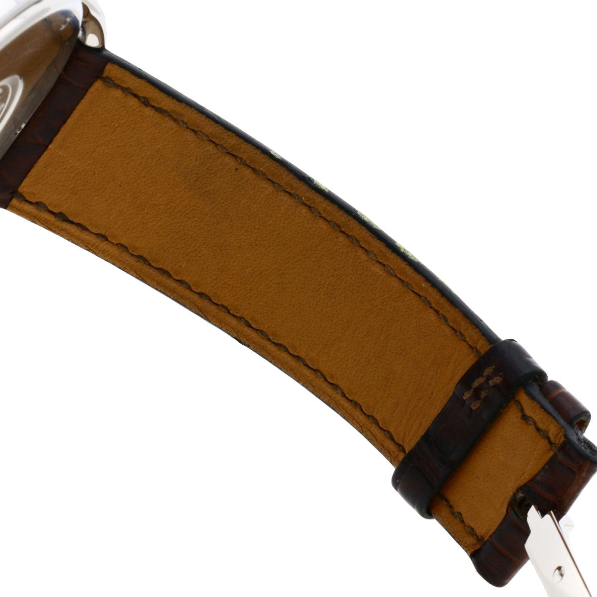 HERMES Watches Mechanical Automatic AR4.810 Stainless Steel Silver Arceau Brown dial