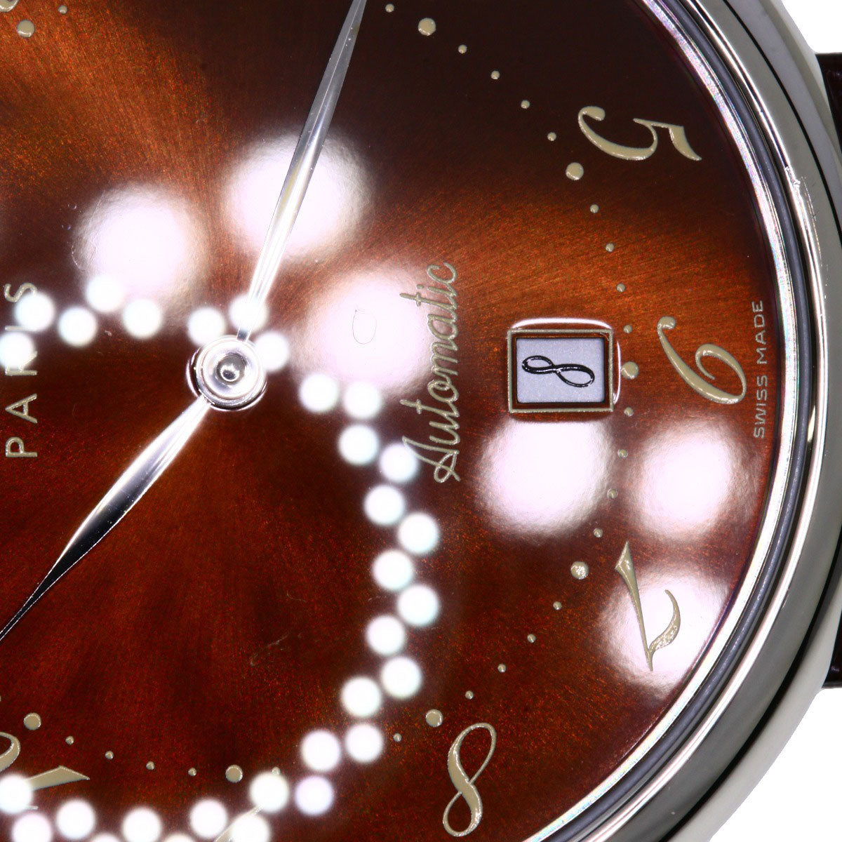 HERMES Watches Mechanical Automatic AR4.810 Stainless Steel Silver Arceau Brown dial