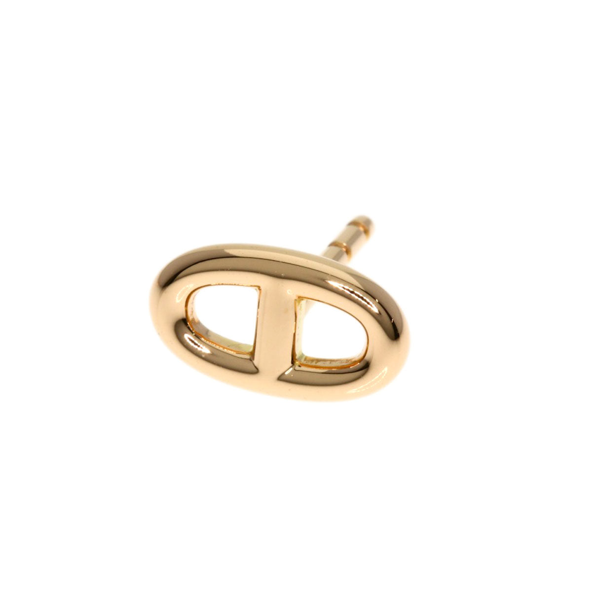 HERMES Pierce 18K Pink Gold gold Chene Dunkle Farandor TPM