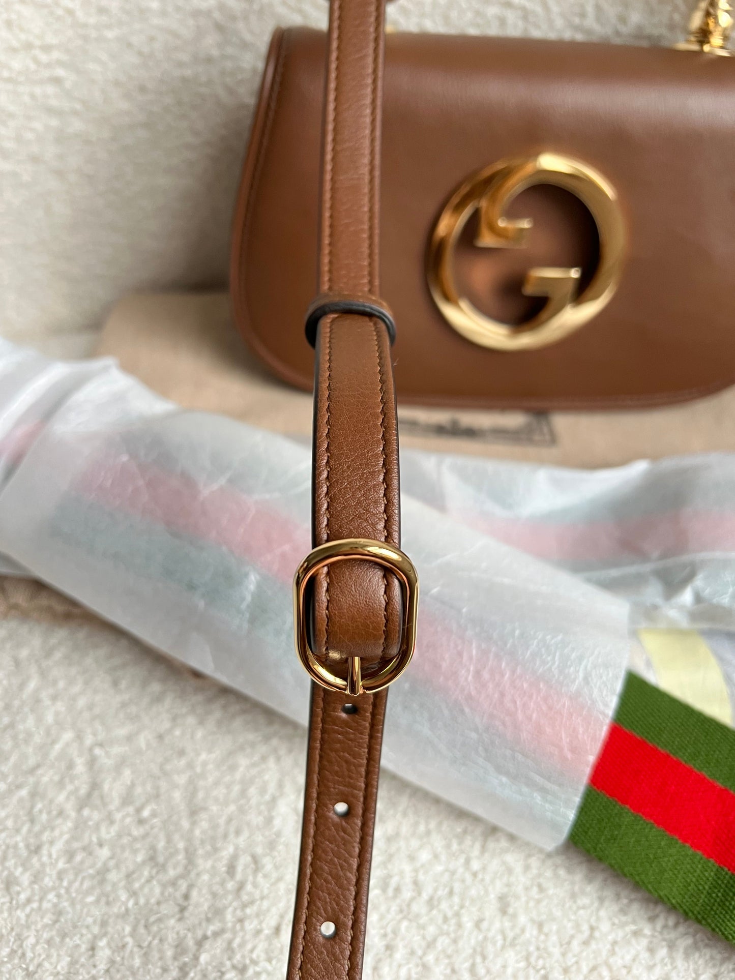 Gucci Tan Blondie Small Shoulder Bag (RRP £1940)