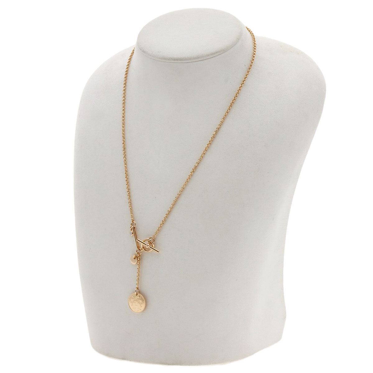HERMES Necklace 18K Pink Gold gold Exlibris PM
