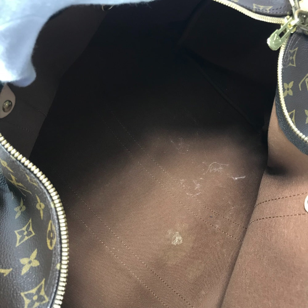 LOUIS VUITTON Boston Duffel bag Ｍ41418 Monogram canvas Brown Travel Bag Shoulder Bag Handbag Keepall bandouliere45