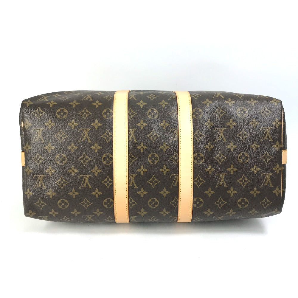 LOUIS VUITTON Boston Duffel bag Ｍ41418 Monogram canvas Brown Travel Bag Shoulder Bag Handbag Keepall bandouliere45