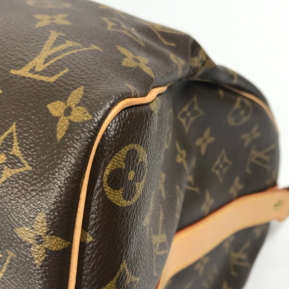 LOUIS VUITTON Boston Duffel bag Ｍ41418 Monogram canvas Brown Travel Bag Shoulder Bag Handbag Keepall bandouliere45