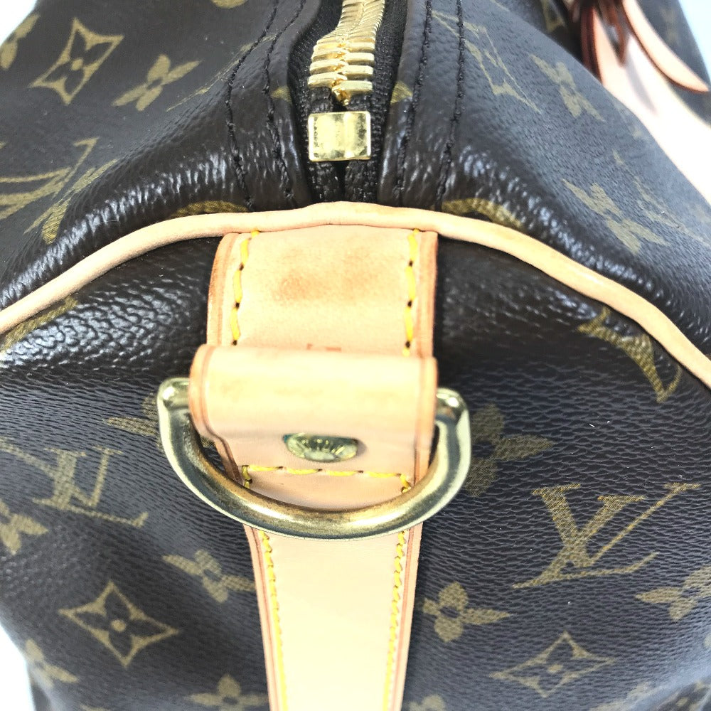 LOUIS VUITTON Boston Duffel bag Ｍ41418 Monogram canvas Brown Travel Bag Shoulder Bag Handbag Keepall bandouliere45