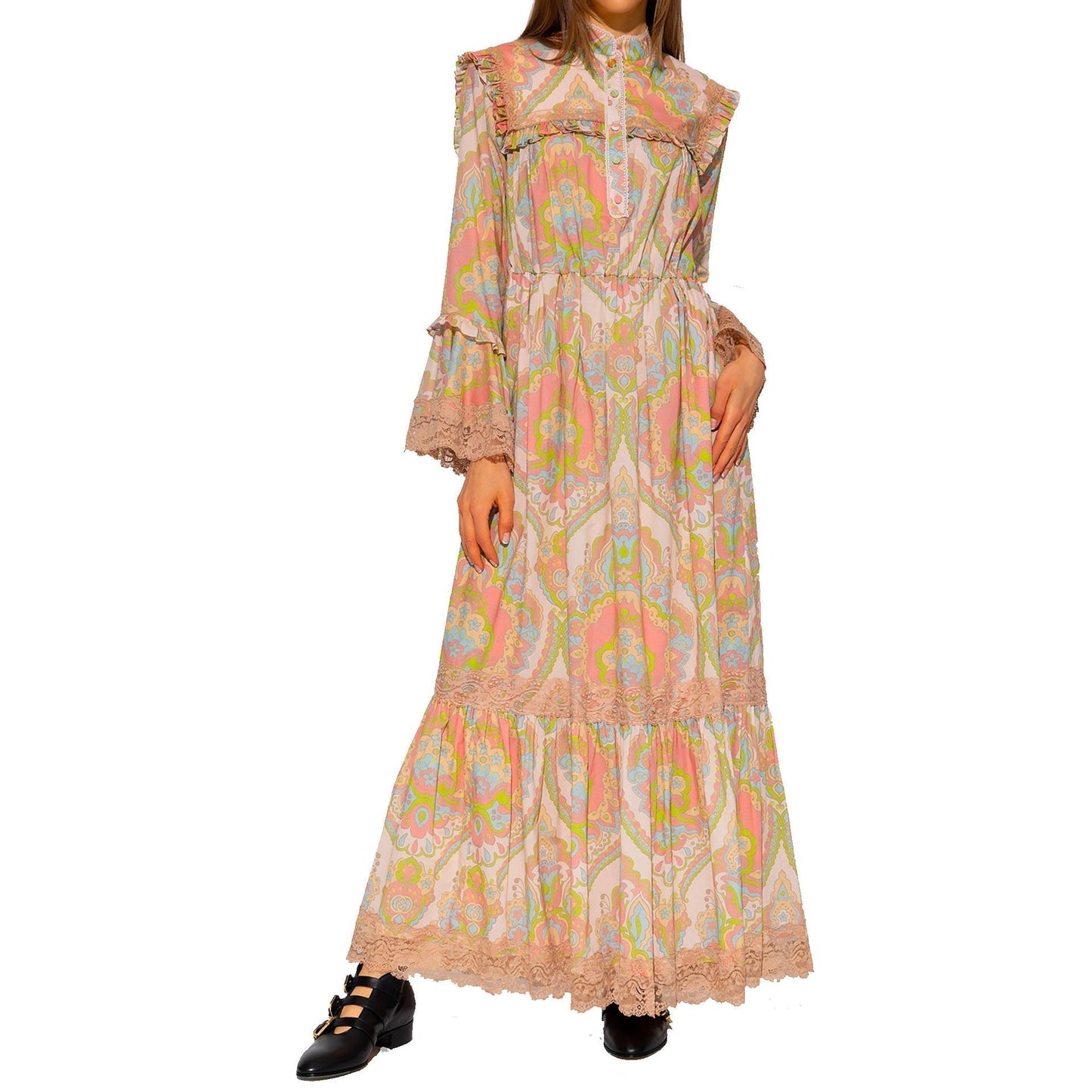 Gucci Fiorito Floral Dress Women