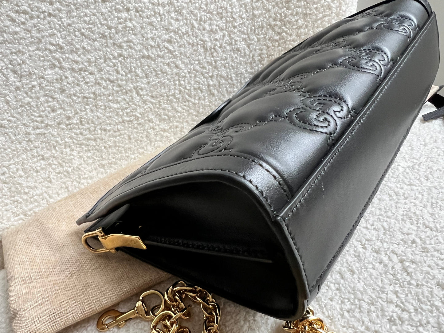 Gucci GG Matelasse Black Shoulder Bag (RRP £2230)
