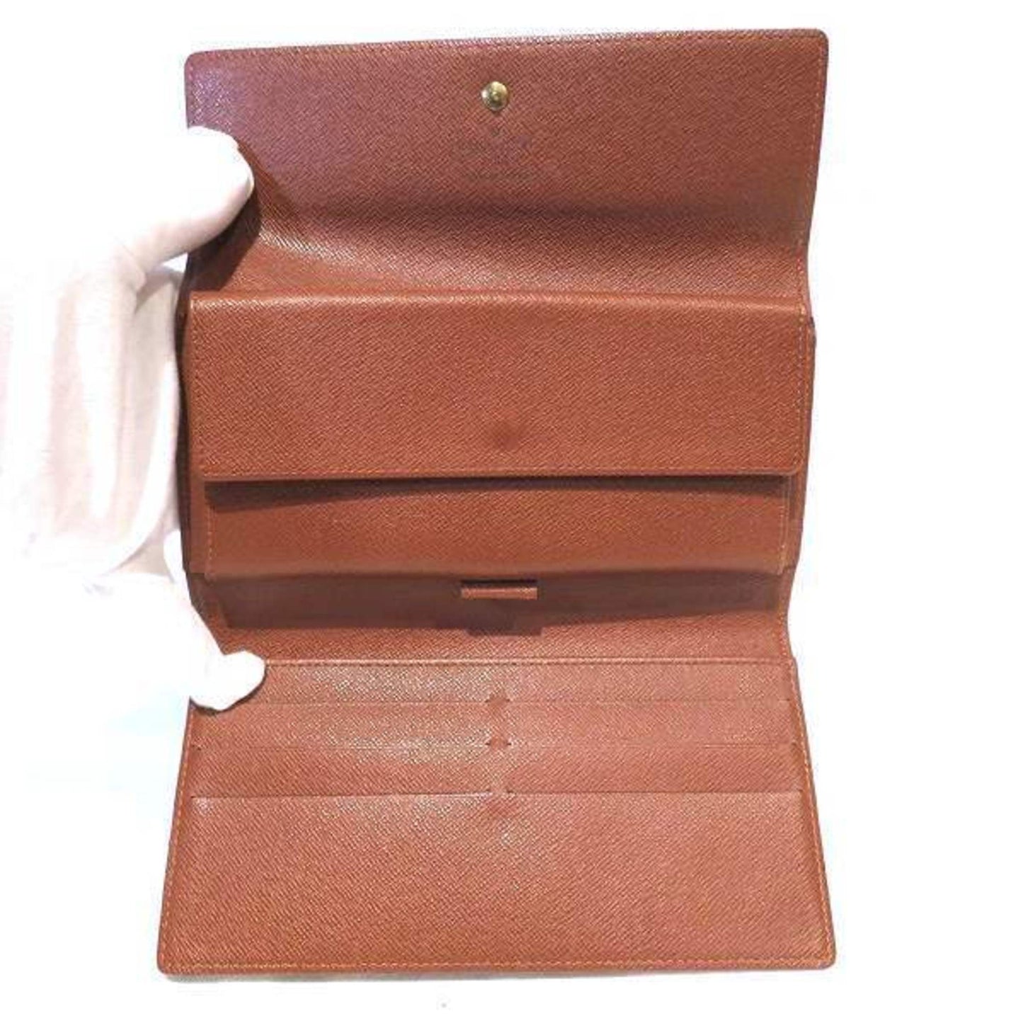 Louis Vuitton Brown Canvas Sarah wallet accessories
