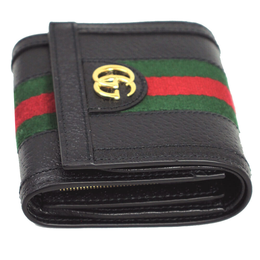 Gucci GG Ophidia Wallet in Black with Web