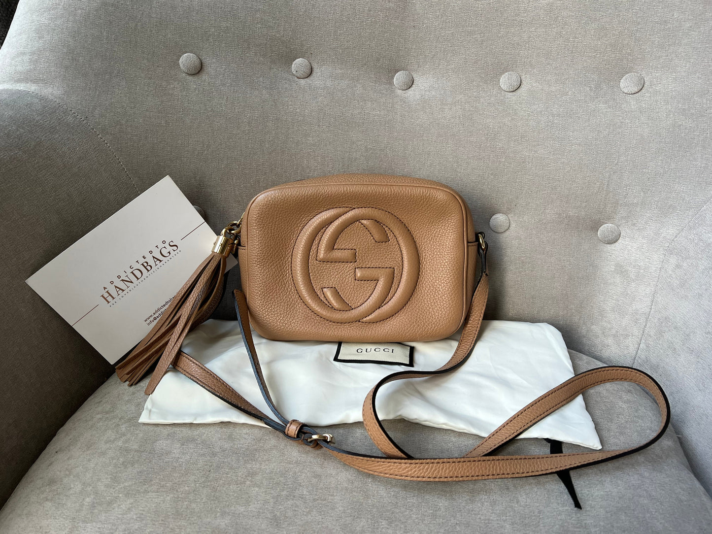 Gucci Rose Beige Soho Disco (RRP £1050)