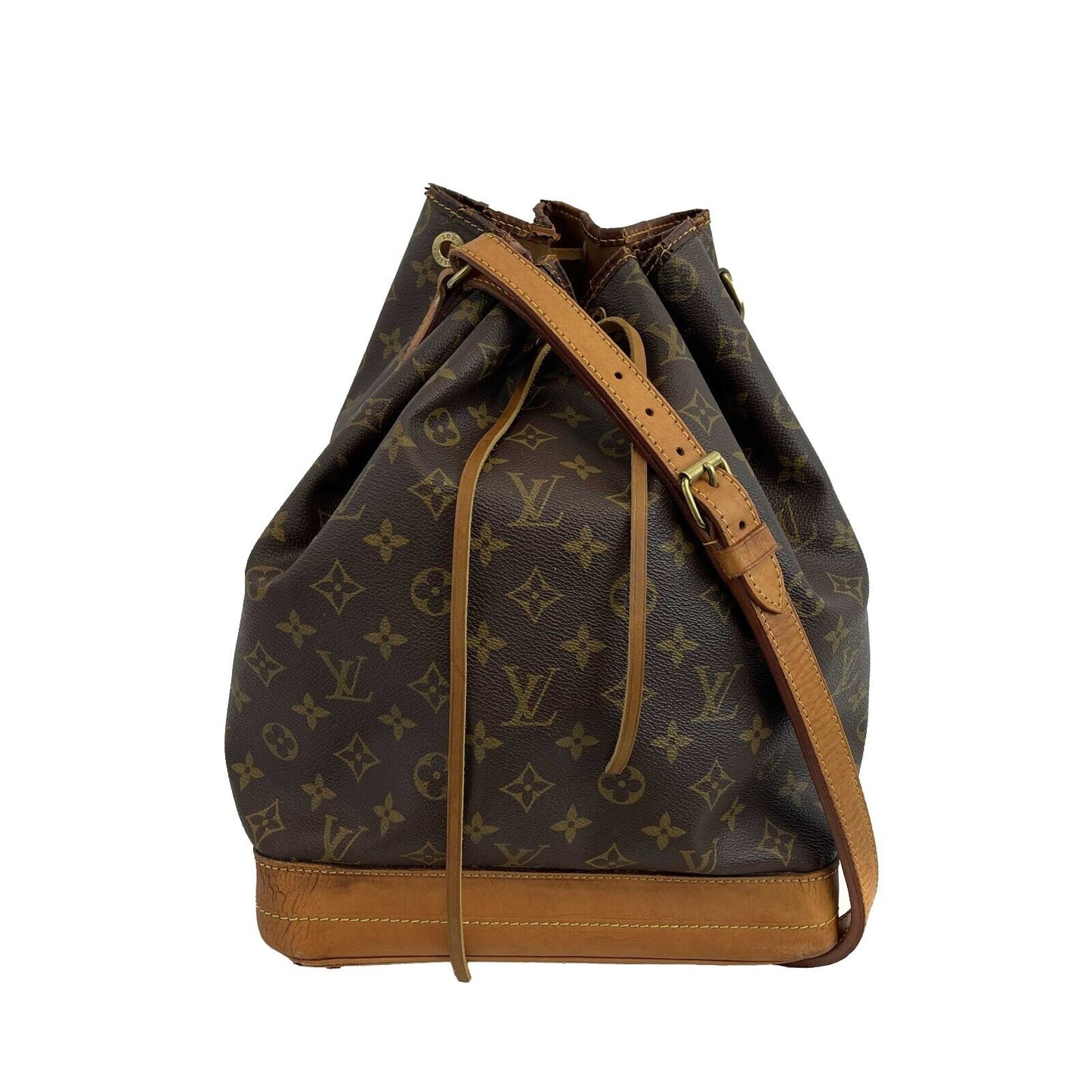 LOUIS VUITTON - Monogram Noe - Brown / Tan Canvas Bucket Bag