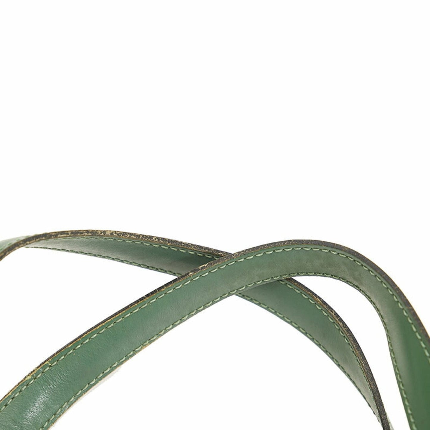 Louis Vuitton Green Leather Saint Jacques handbag bag